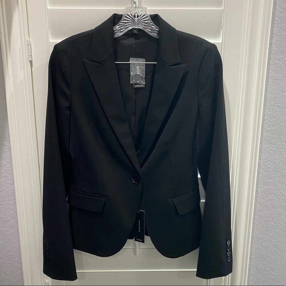 Express Studio Stretch Blazer